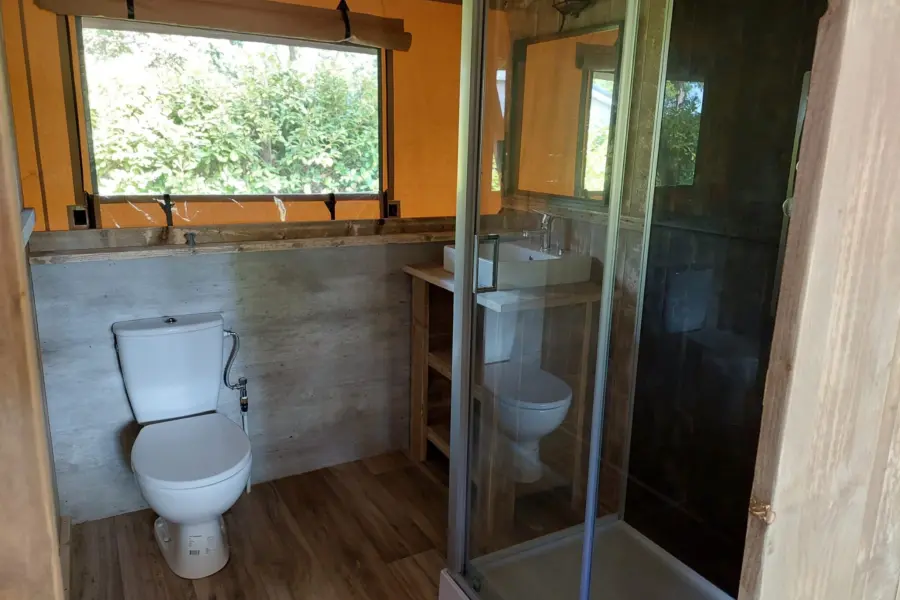 Badkamer Hooglanderlodge