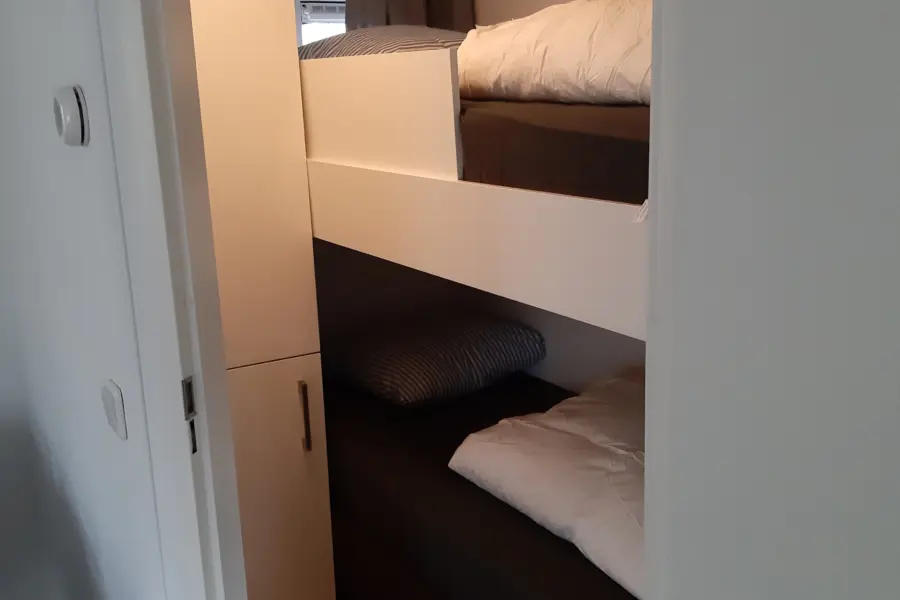 Slaapkamer met stapelbed
