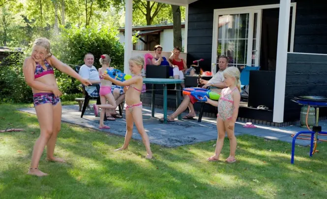 Spelen bij de lodge