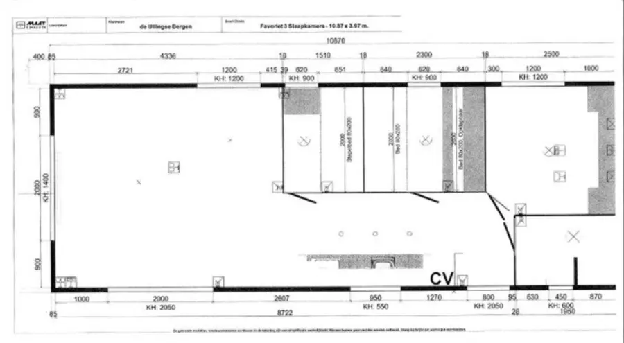 indeling luxe chalet