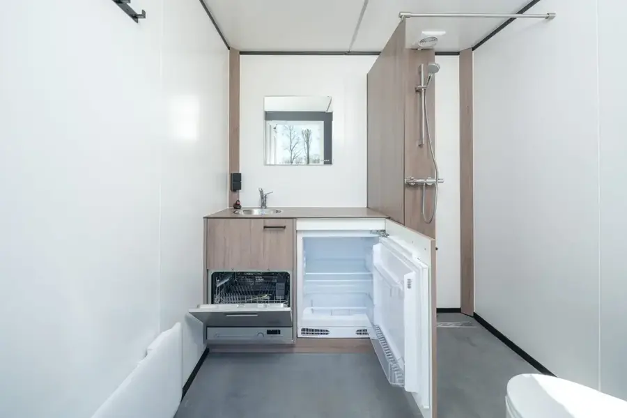 Binnenkant prive sanitair De Ullingse Bergen