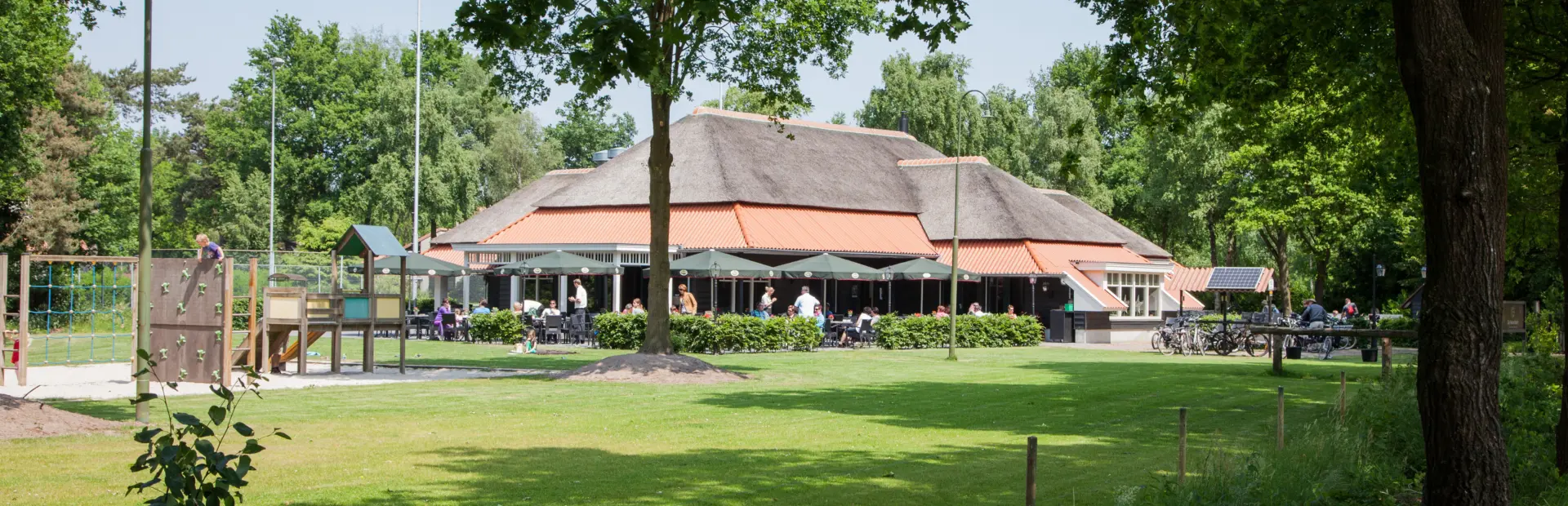 Heksenboom met ruime (speel)tuin