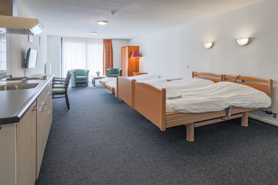 Slaapkamer groepsaccommodatie Vollenhove