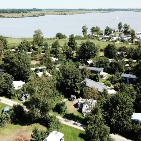 Luchtfoto Camping