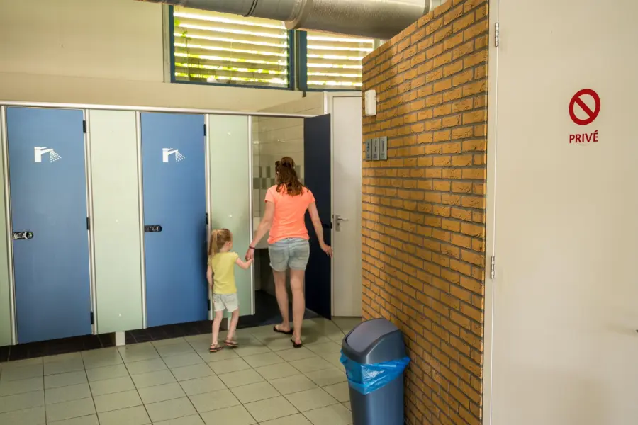 Sanitair gebouw toilet