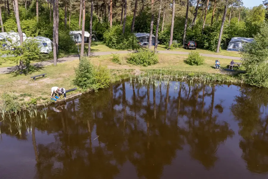 Camping met visvijver - Camping Diana Heide