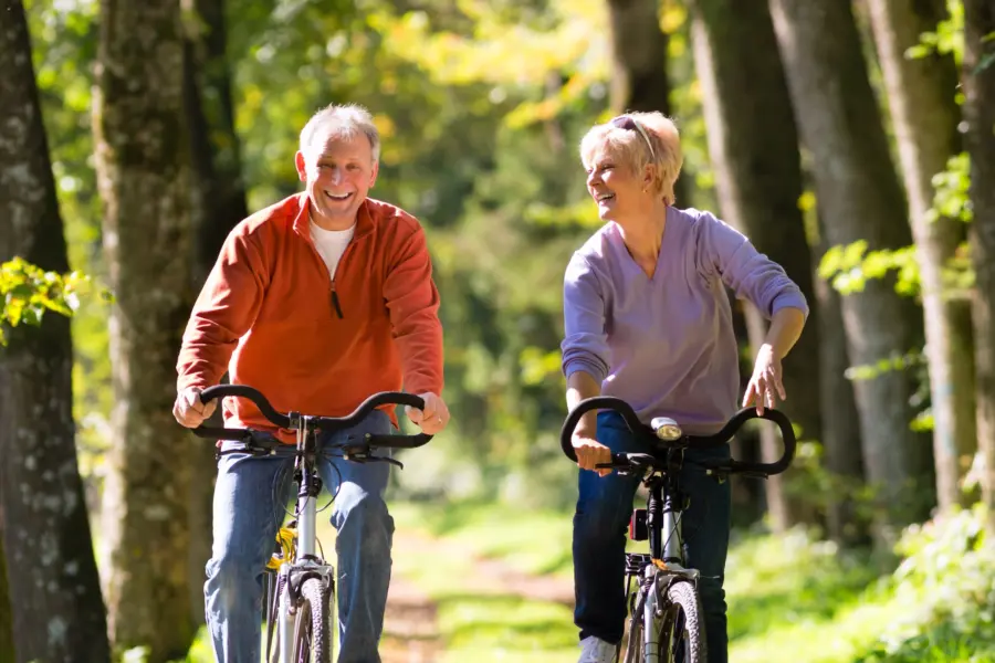 Camping vlak bij de Drentsche Aa - fietsen