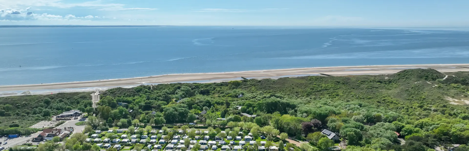 Camping duinoord Luchtfoto 1