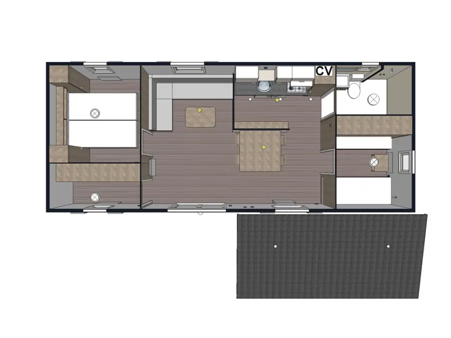 Ginsterveld aanzicht