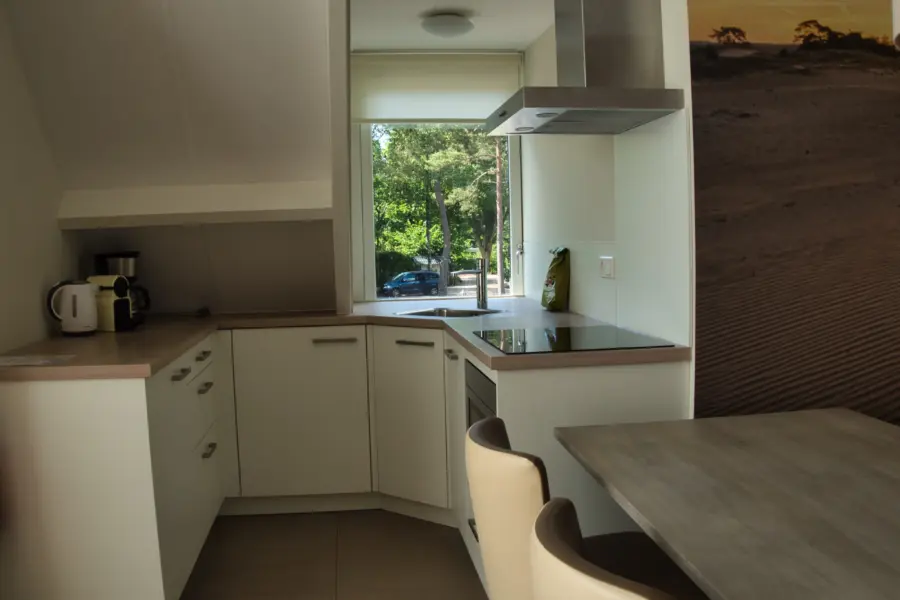 Camping De Haeghehorst-Ermelo-gezinssuite-keuken
