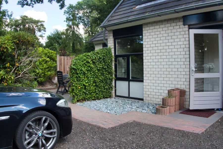 Camping De Haeghehorst-Ermelo-gezinssuite-opgang