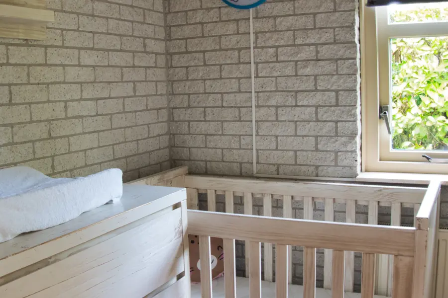 Camping en bungalowpark De Haeghehorst Ermelo - Bungalow Dopheide- kinderkamer