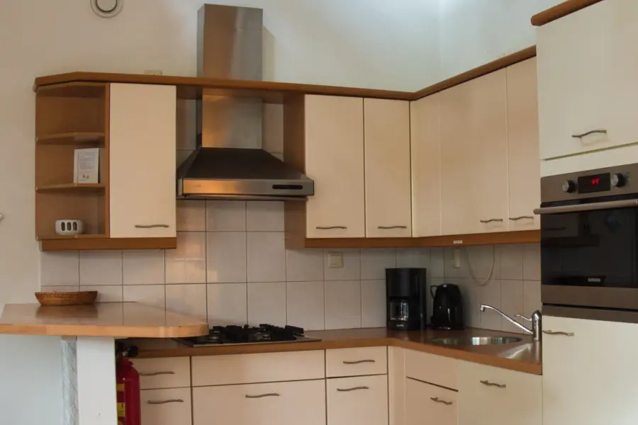 Camping en bungalowpark De Haeghehorst Ermelo - Bungalow Dopheide- keuken