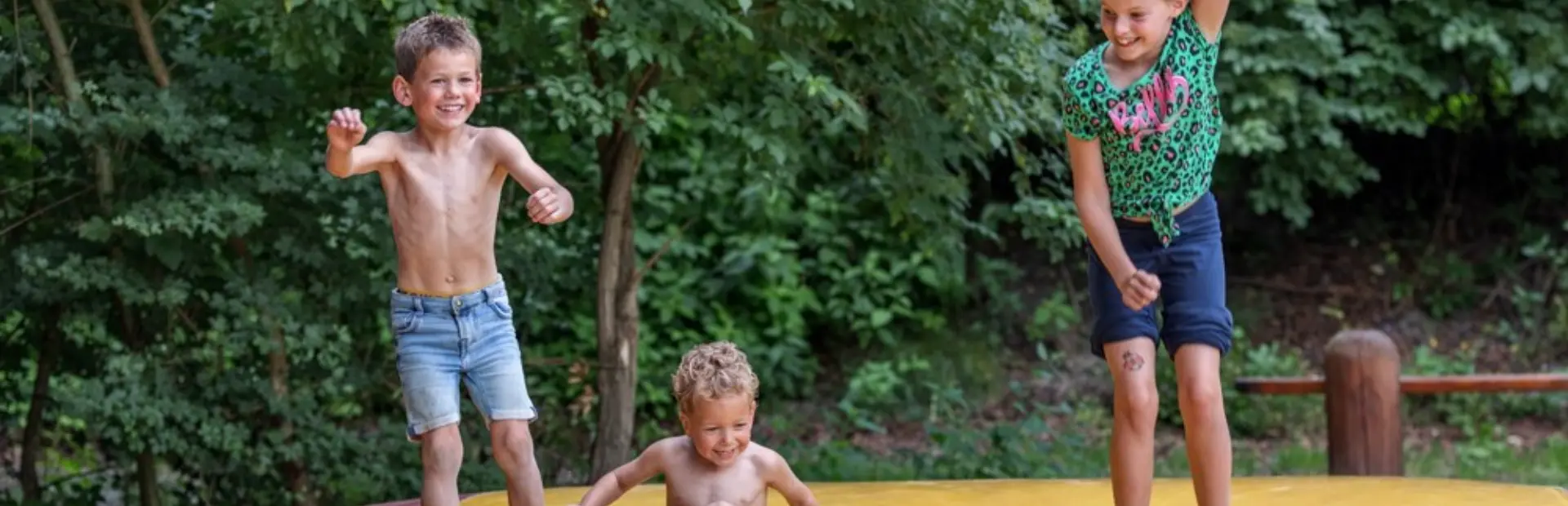 Kindvriendelijke camping Veluwe airtrampoline