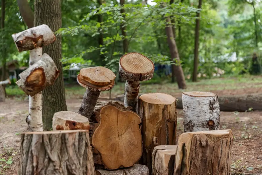 Boomstammen De Haeghehorst