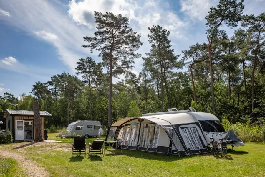 Kamperen op de Veluwe - Camping met privé sanitair De Haeghehorst