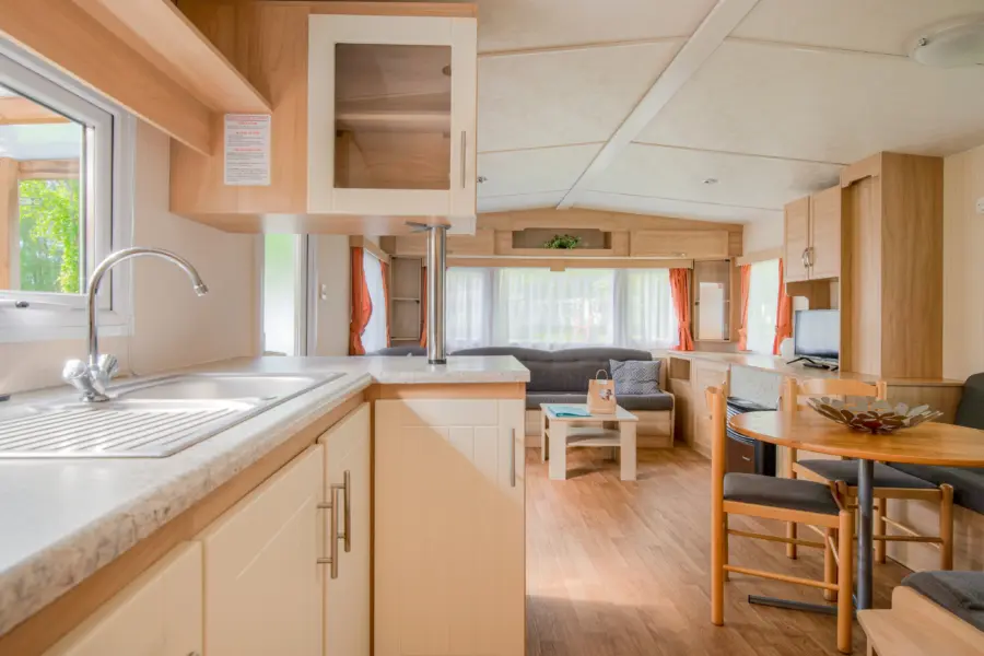 Huurcaravan keuken