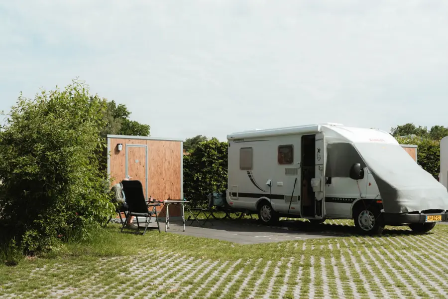 Holterberg Camperplaats Prive Sanitair buiten