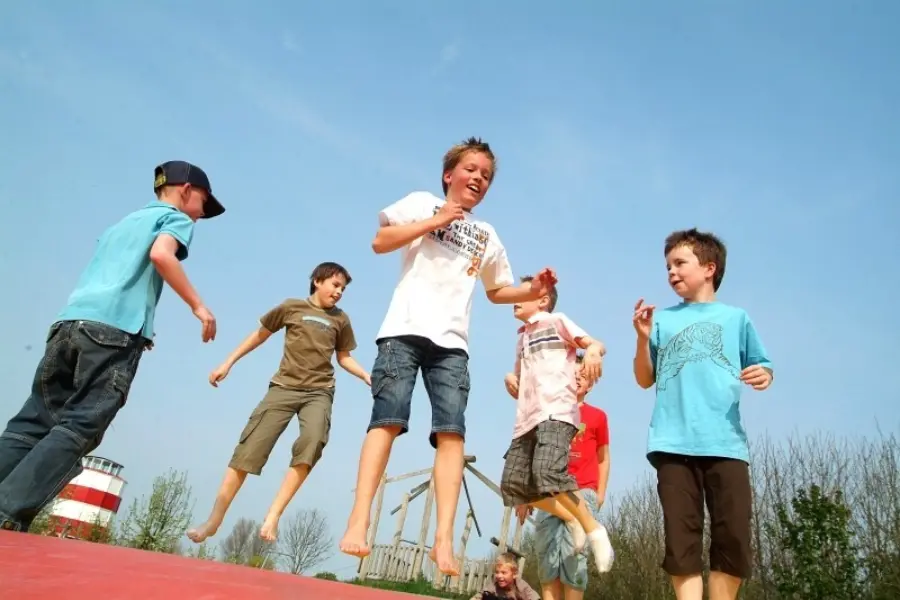 I Jongens op het luchtkussen