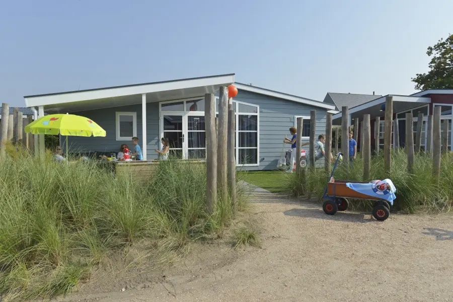 Chalet met bolderkar