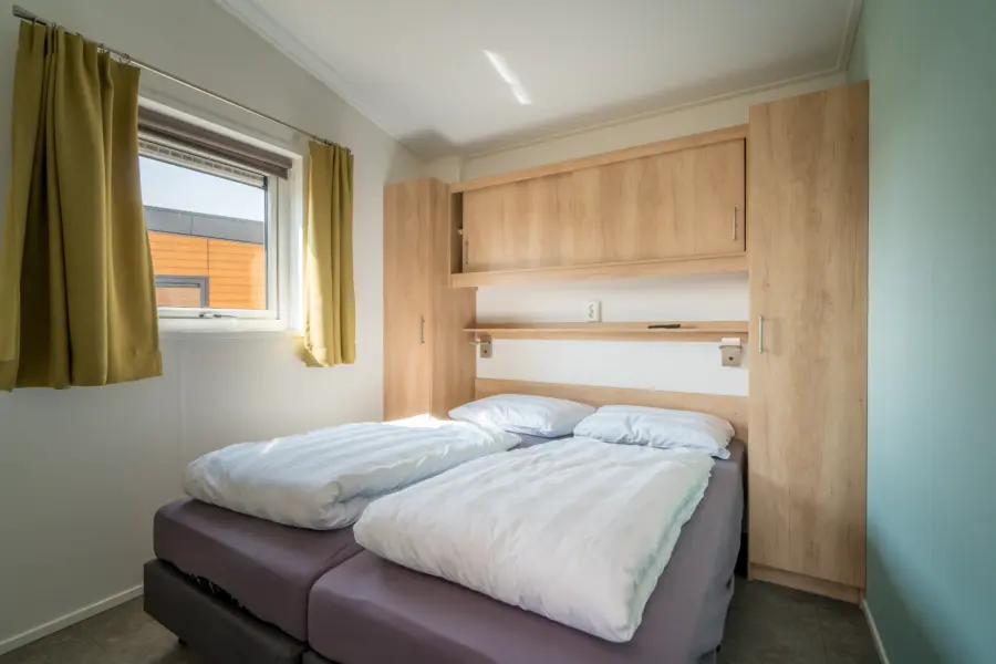 Zeepaard chalet slaapkamer