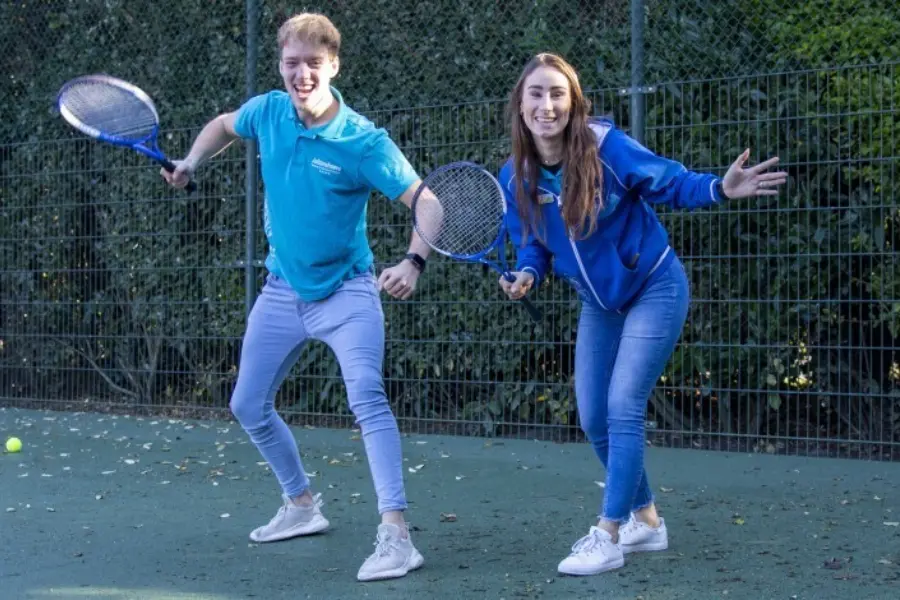 Mark (links) Maike (rechts) animatie