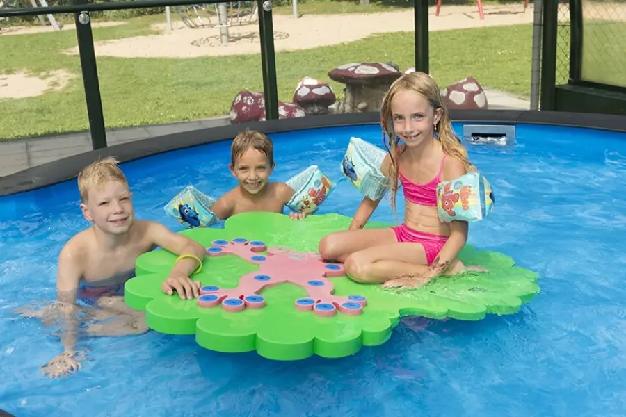 Kinderen in het zwembad