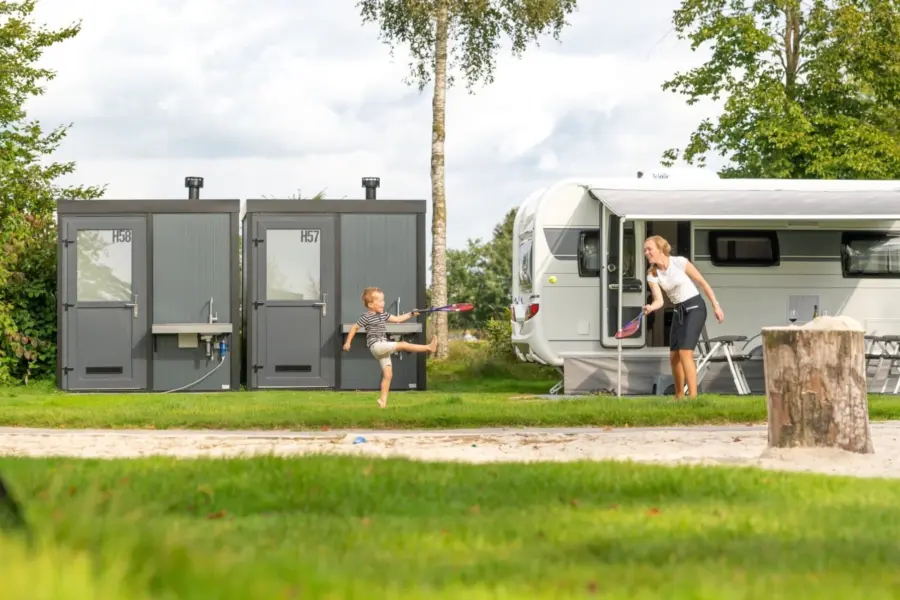 Comfortplaats met privé sanitair
