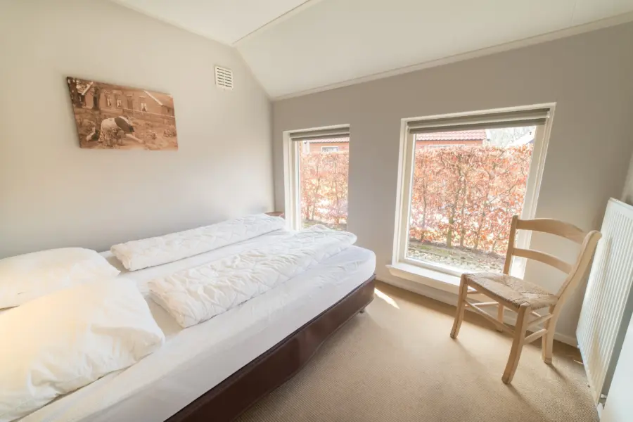 Kapschuur slaapkamer vakantiepark kaps Twente
