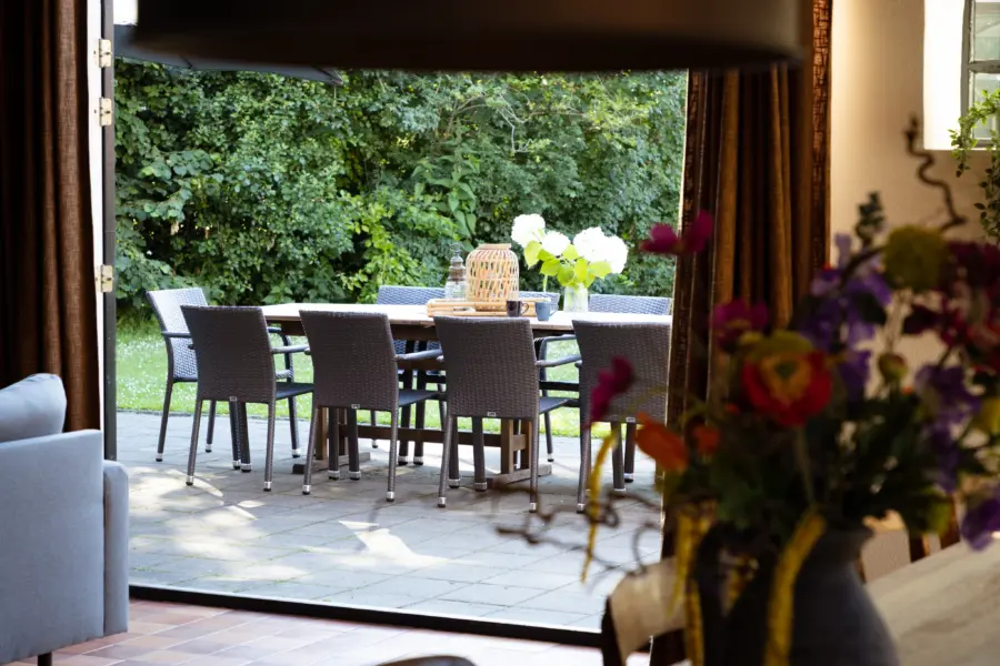 Groepsaccommodatie Kapshoeve terras