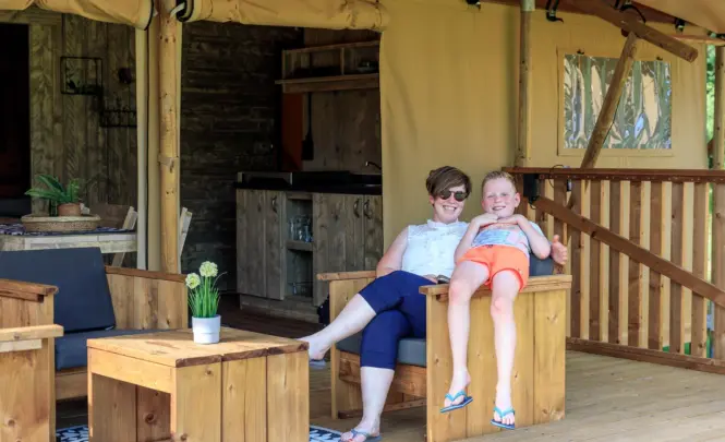 Safaritent 6 persoons camping Kaps Tubbergen Twente