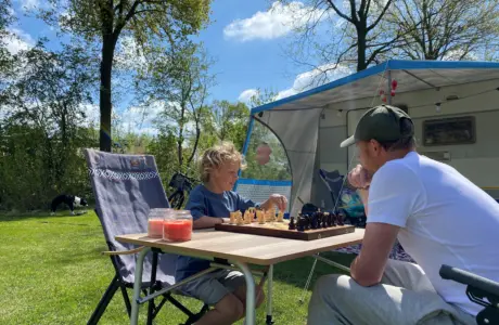 Schaken op de camping