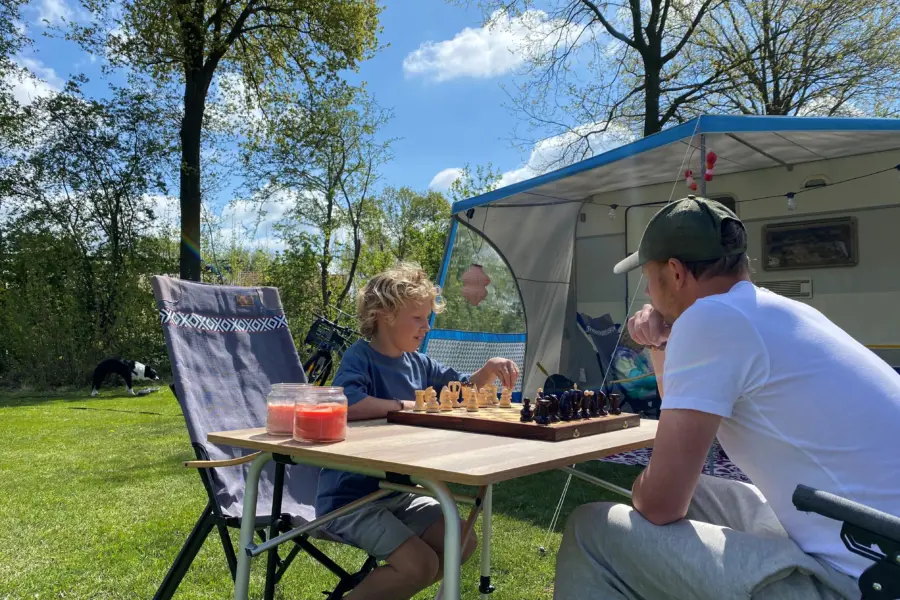 Schaken op de camping tubbergen