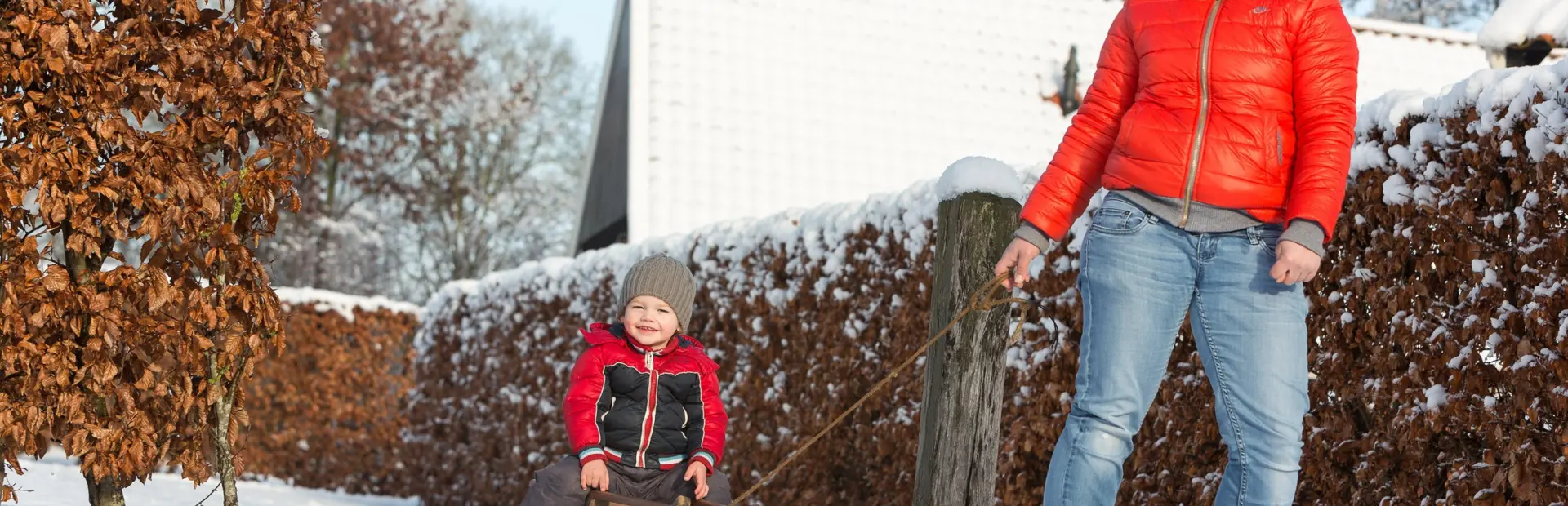 Winter slee vakantiepark Tubbergen Kaps weekendje weg