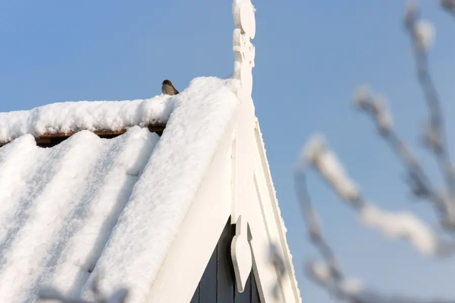 Gevelteken winter vakantiepark Kaps