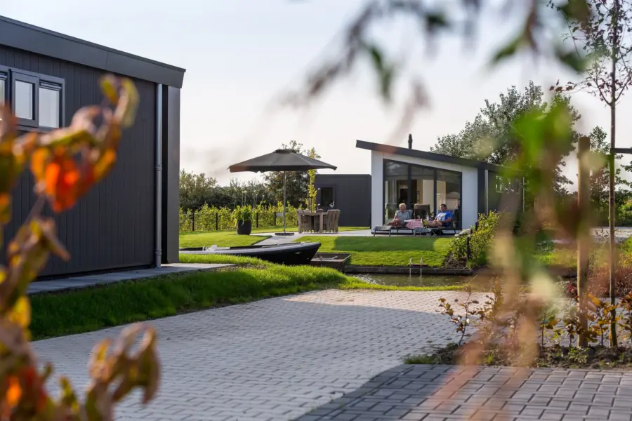 Waterchalet op camping