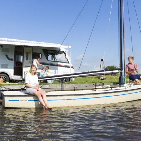 KL kamperen Comfort premium kampeerplaats gast 1