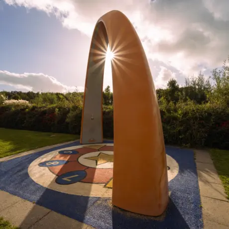 Interactieve speelboog meerpaal