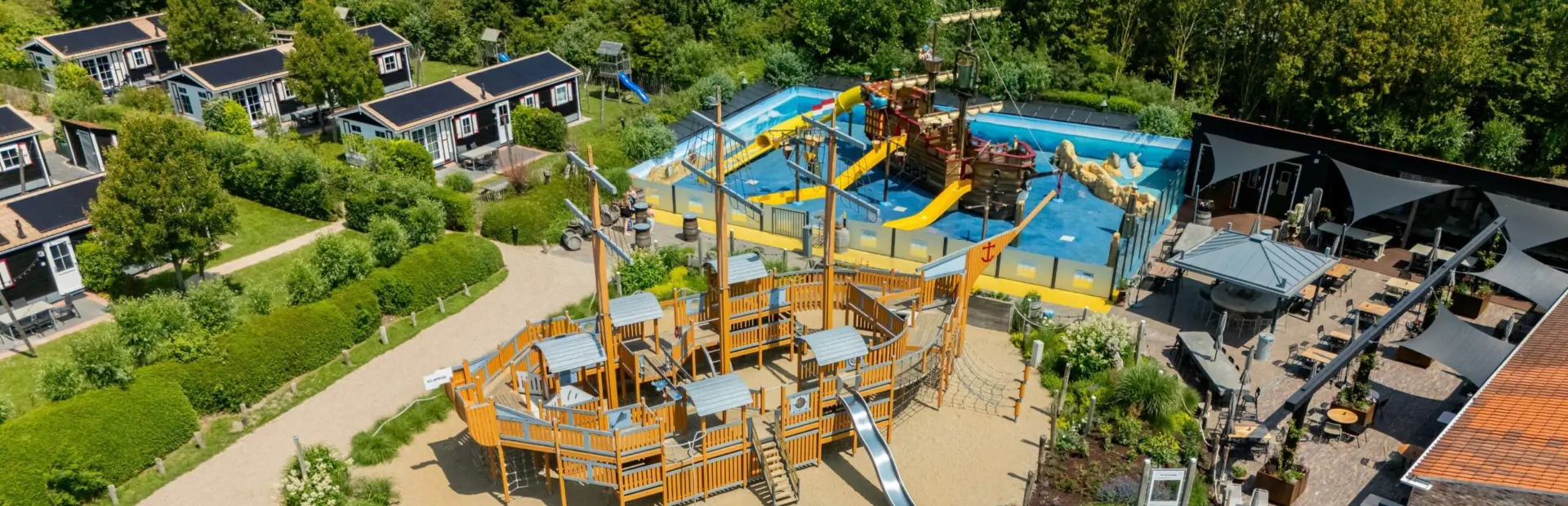 Vakantiepark De Meerpaal faciliteiten waterspeeltuin