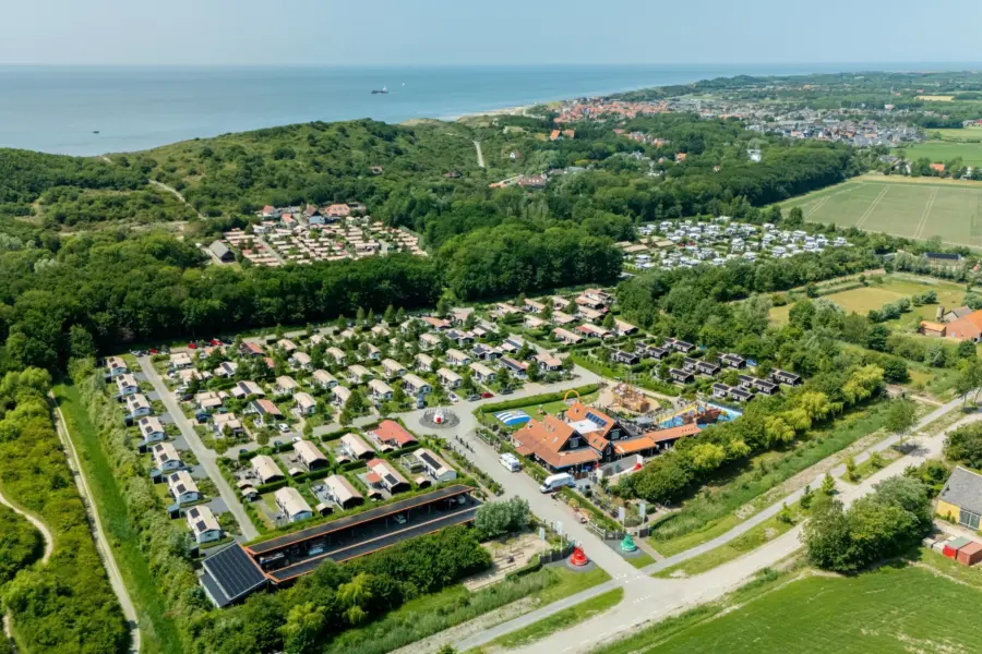 Overzicht vakantiepark De Meerpaal 1