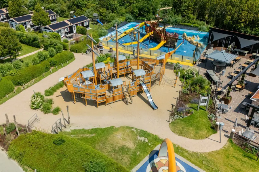 Vakantiepark De Meerpaal faciliteiten waterspeeltuin