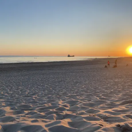 Vakantiepark de meerpaal zoutelande zonsondergang
