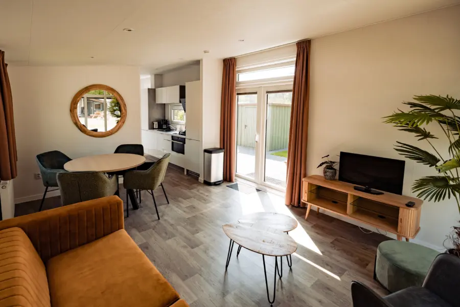 Chalet de luxe woonkamer