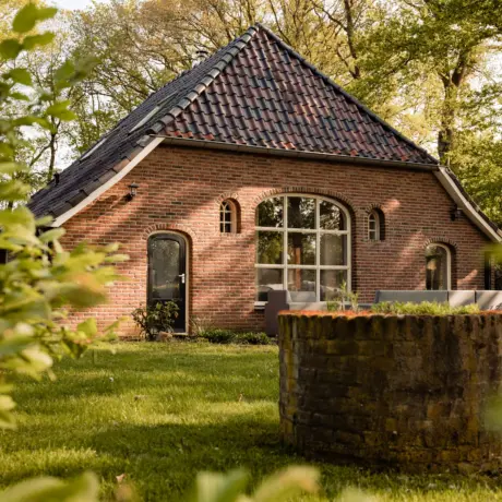 Jachthuis - vooraanzicht van de buitenkant