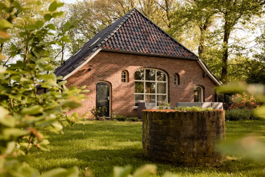 Jachthuis - vooraanzicht van de buitenkant