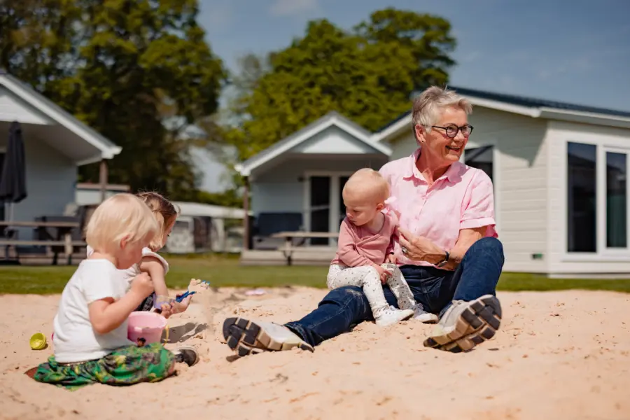 Lodge 4 pers kleinkinderen met oma