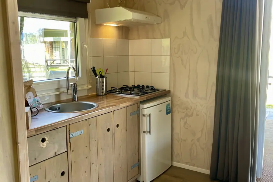 Safarilodge binnenkant keuken