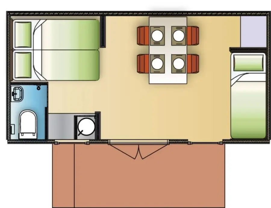 Plattegrond Woodlodge