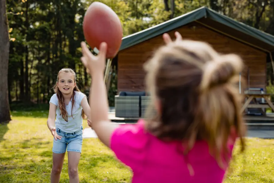 Safarilodge meisjes gooien over 282 29