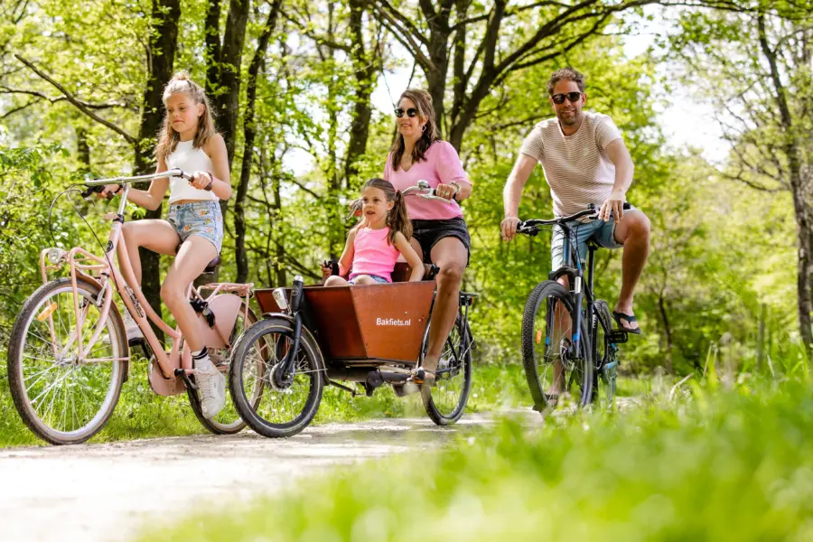 Omgeving gezin op de fiets 284 29